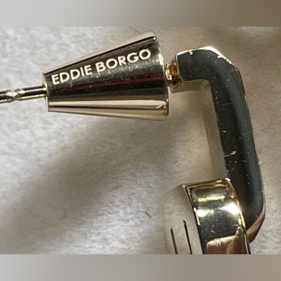 Eddie Borgo Gold Vermeil Supra chain link earrings with dust bag - Picture 3 of 7